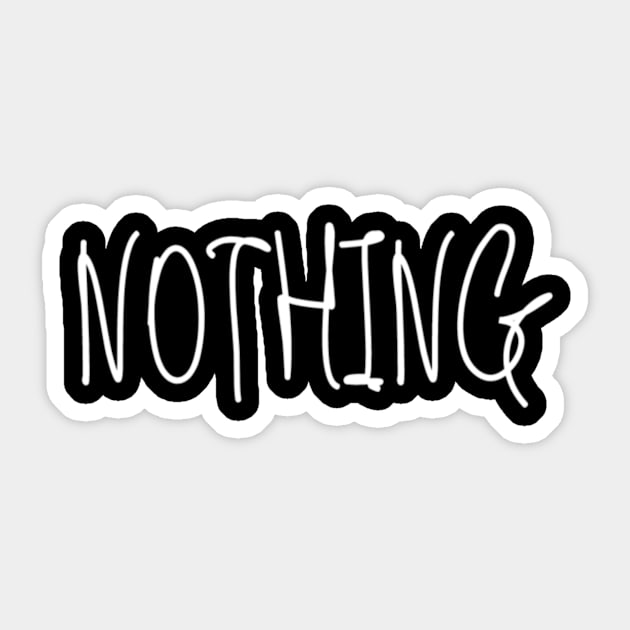 Nothing Typed Funny Memes Man's Woman's Sticker by Salam Hadi